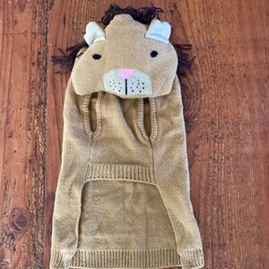 Lion Dog Hoodie Sweater, Size Large, The Worthy Dog
